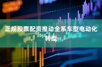 正规股票配资推动全系车型电动化转型